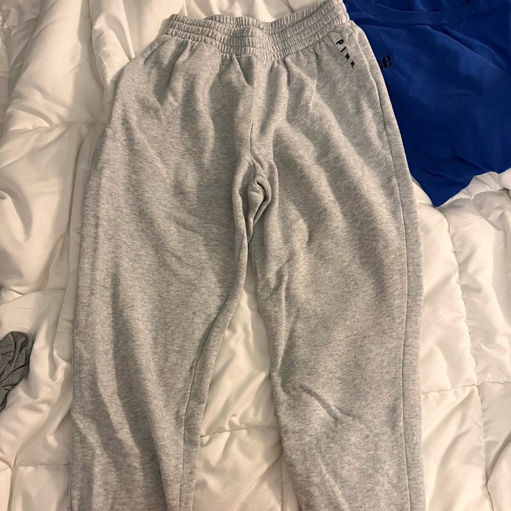 Pink Grey Sweatpants
